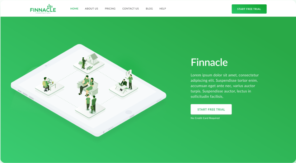 Finnacle - UX & Web Design for an Australian based Fin Tech Startup